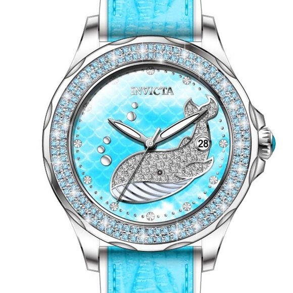 Invicta Ocean Voyage Wildflower Whale Quartz Watch